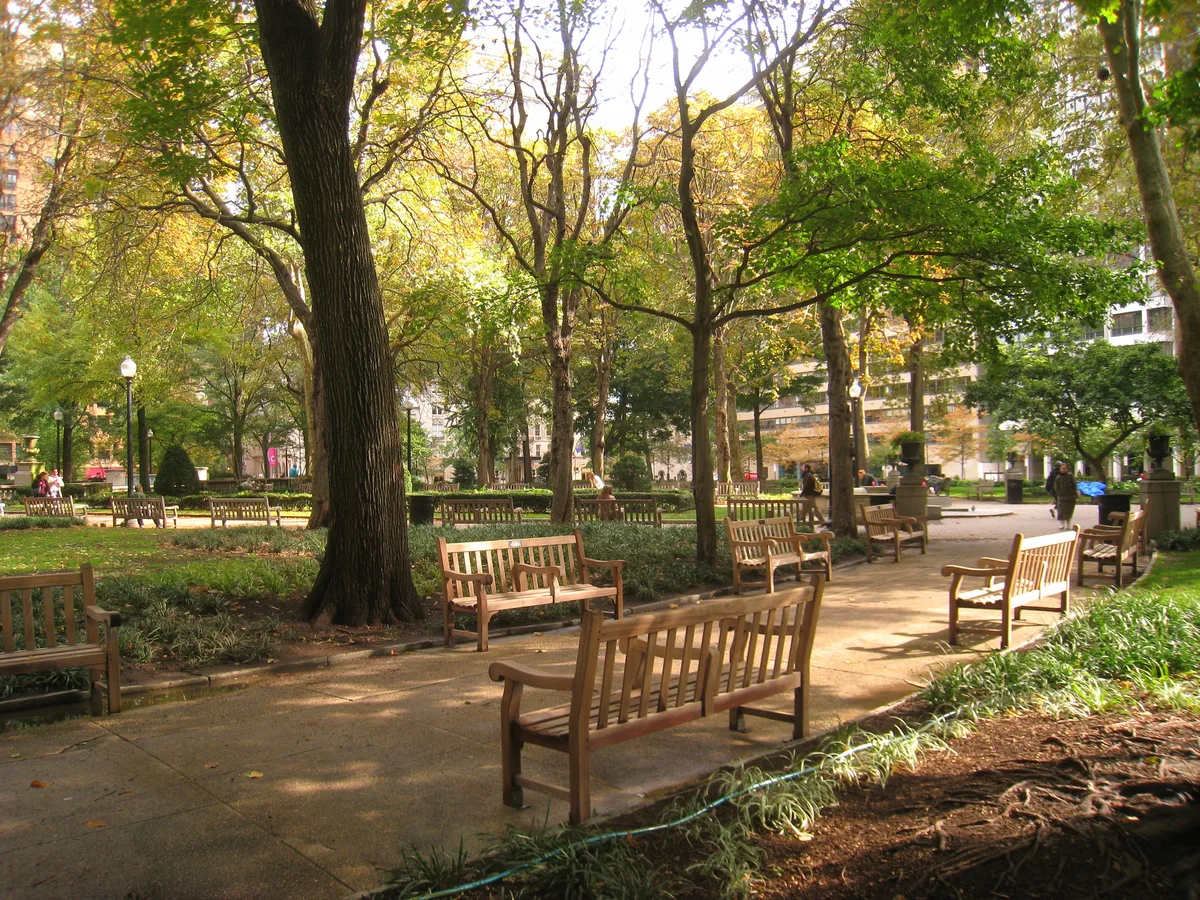 Rittenhouse Square in Center City, 2010.